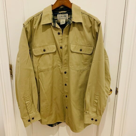L.L. Bean Other - - Vintage LL BEAN Heavy Work Chore Shirt Jacket Size Large